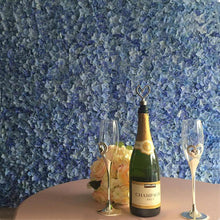 Load image into Gallery viewer, Hydrangea Artificial Flower Wall Mat Panel - Blue - 4 panels
