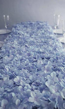 Load image into Gallery viewer, Hydrangea Artificial Flower Wall Mat Panel - Blue - 4 panels