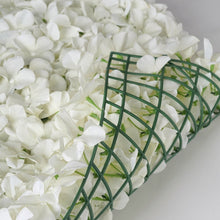 Load image into Gallery viewer, Hydrangea Artificial Flower Wall Mat Panel - Cream - 4 panels