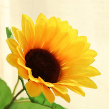 Load image into Gallery viewer, Large Yellow Silk Sunflowers
