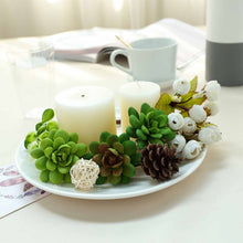 Load image into Gallery viewer, Set of 3 | 3" Roundleaf Echeveria Stems Decorative Artificial Plants