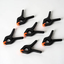 Load image into Gallery viewer, 6 Pcs 3.75"x1.75"wide Heavy Duty Nylon Photographic Backdrop Muslin Clamps Clips