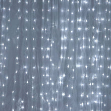 Load image into Gallery viewer, 600 LED Lights BIG Wedding Party Photography Organza Curtain Backdrop - White - 20FT x 10FT
