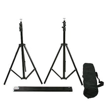 Load image into Gallery viewer, 8ft x10ft Adjustable Heavy Duty Pipe and Drape Kit Wedding Photography Backdrop Stand