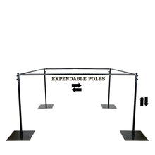 Load image into Gallery viewer, 10FTx10FT Adjustable Crossbar Kit Wedding Photography Canopy And Drape Backdrop Stand