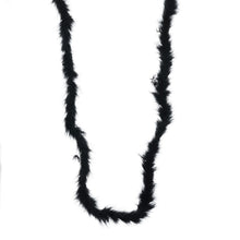 Load image into Gallery viewer, Deluxe Marabou Ostrich Feather Boa - Black- 2 Yards