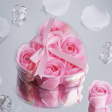 Load image into Gallery viewer, Scented Rose Soap Gift Box - Pink