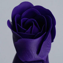 Load image into Gallery viewer, Scented Rose Soap Gift Box - Purple