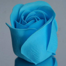 Load image into Gallery viewer, Scented Rose Soap Gift Box - Turquoise