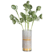 Load image into Gallery viewer, 6 x Trio of Glittered Bird’s Nest on Stem - Lime