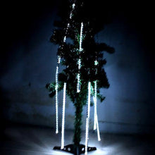 Load image into Gallery viewer, 144 LED Meteor Shower Waterproof Rain Lights Tube - White - SET of 8