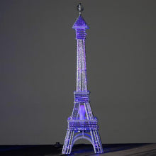 Load image into Gallery viewer, 39" Color Changing LED Metal Eiffel Tower Wedding Event Party Columns - 1PCS