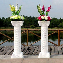 Load image into Gallery viewer, 4 PCS Height Adjustable Artistic Roman Wedding Columns Plant Stand - 41" Tall