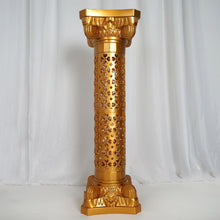 Load image into Gallery viewer, 41" Tall Gold Venetian Artistic Roman Wedding Decorative Columns - 4PCS/Set