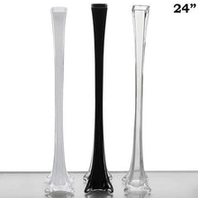 Load image into Gallery viewer, 24" Black Eiffel Tower Vases-12pc