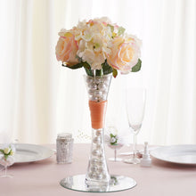 Load image into Gallery viewer, 12" Tall Clear Hourglass Shaped Floral Centerpiece Vase Wedding Party Decoration - 12 PCS