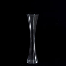 Load image into Gallery viewer, 16" Tall Clear Hourglass Shaped Floral Centerpiece Vase Wedding Party Decoration - 12 PCS
