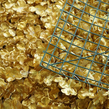 Load image into Gallery viewer, Hydrangea Artificial Flower Wall Mat Panel - Gold - 4 panels
