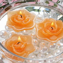 Load image into Gallery viewer, 4 PCS Tango Rose Floating Candles Wedding Birthday Party Centerpiece Decor
