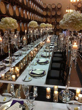 Load image into Gallery viewer, Stunning Candelabra  Candlestick Crystal Candle Holder Wedding Centerpiece - 35" Tall
