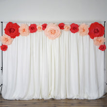 Load image into Gallery viewer, 8" Large Foam Rose Backdrop Wall Decor - Cream - 6 pcs
