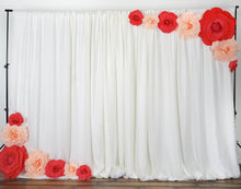 Load image into Gallery viewer, 8" Large Foam Rose Backdrop Wall Decor - Cream - 6 pcs
