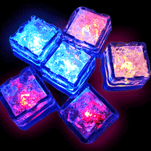 Load image into Gallery viewer, Automatic Submersible Waterproof  LED Ice Cubes RGB for Vase Wedding Party Fish Tank -Assorted-12pcs
