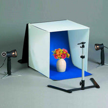Load image into Gallery viewer, 16” x 16” Table Top Photo Photography Studio Lighting Light Tent Kit in a Box
