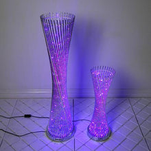 Load image into Gallery viewer, 24" Color Changing  LED Spiral Metal Wedding Event Party Tower Columns - 1 PCS
