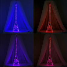 Load image into Gallery viewer, 57" Color Changing LED Metal Eiffel Tower Wedding Event Party Columns - 1PCS
