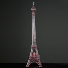 Load image into Gallery viewer, 57" Color Changing LED Metal Eiffel Tower Wedding Event Party Columns - 1PCS
