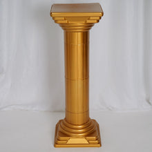 Load image into Gallery viewer, 32" Tall Gold Decorative Wedding Roman Columns - 4 PCS - Height Adjustable

