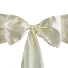 Load image into Gallery viewer, White Sleveeless Satin Flower Girl Dress with Sash
